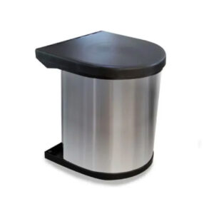 Cesto De Basura Redondo Ø 300mm 15l Acero Inox