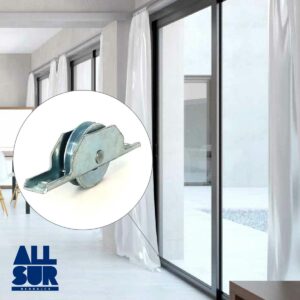 Rueda Puerta Ventana Corrediza Acero Canal Cuadrado 38mm (2)