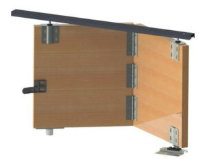 Riel Superior 2mts Aluminio Anodizado Para Kit Plegamas (2)