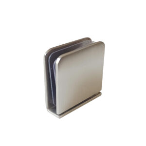 Soporte Para Vidrio Con Tornillo Pasante Cromo