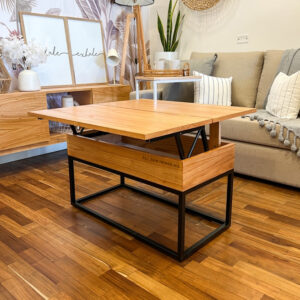 Bisagra Elevable 380mm Negra - Juego (2)