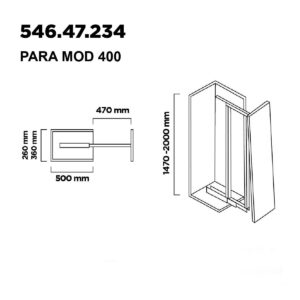 Columna Extraible Mod.400mm 5 Canastos (1)