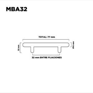 Manija Barral 32mm Acero Inoxidable (1)