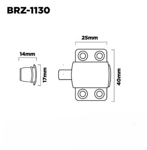 Cerradura Para Ventana Corrediza Blanca (1)