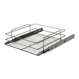 Canasto Cajon Con Guias Telescopicas 355 X 140 X 450 Cromo