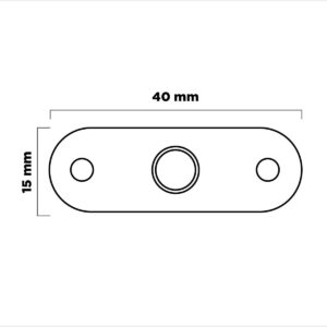Regaton 32mm + Base Oval X 30 Unid (2)