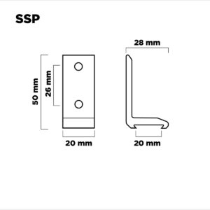 Escuadra De Fijacion P/ Sistema Sicco X Unid (1)