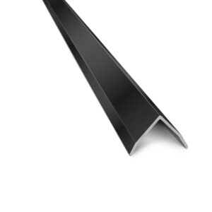 Aluminio Tapacanto 16x16mm X 2,5m Negro A1