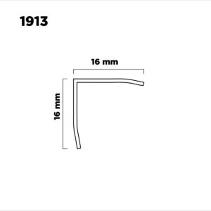 Aluminio Tapacanto 16x16mm X 2,5m Cromo Mate A1 (1)