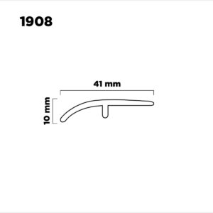 Aluminio Tapadesnivel 41mm X 2,5m Plomo Mate A1 (1)