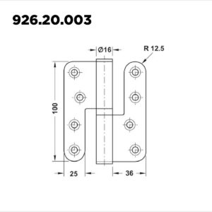 Bisagra Pomela 68 Kg Acer.inox 100 X 88mm Dr (1)