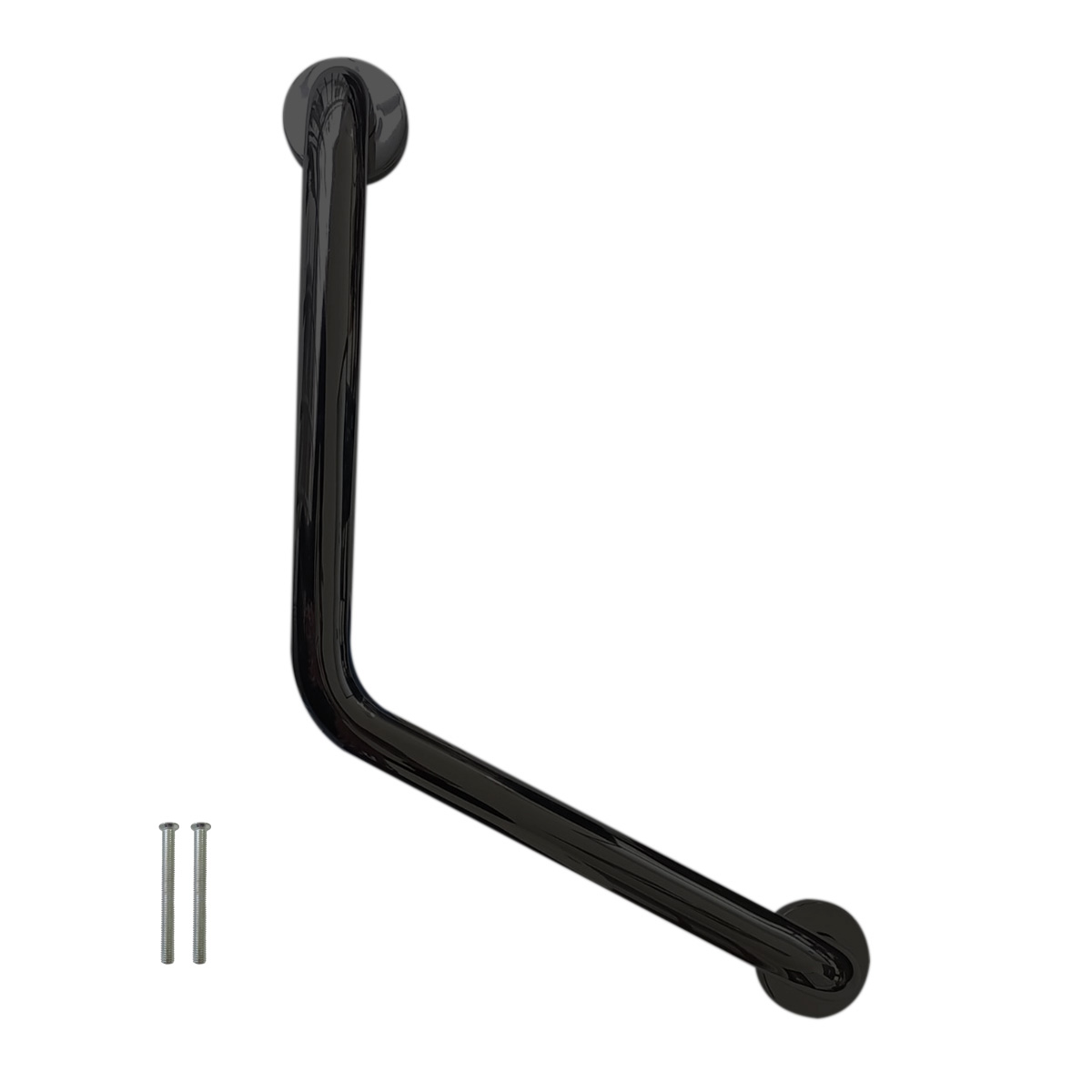 Barral De Sujecion 45° Acero Inoxidable Negro 25x450mm Barral De Sujecion 45° Acero Inoxidable Negro 25x450mm