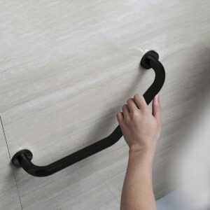 Barral De Sujecion 45° Acero Inoxidable Negro 25x450mm (2)