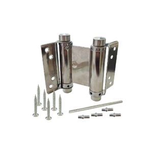 Bisagra Doble Accion Vaiven Acero Inox 6" - Unid