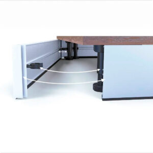 Kit X 4 Pata Plastica Negra 100-170 + 2 Clip P/ Zoc (2)