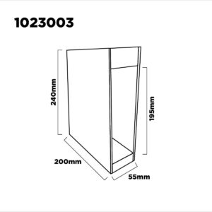 Caja Madera P/ Enrollador De Persiana De 8 Mts (1)