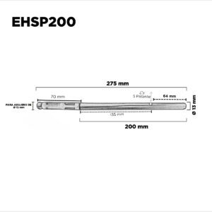 Mensula Invisible 200mm Eh X Unidad (1)