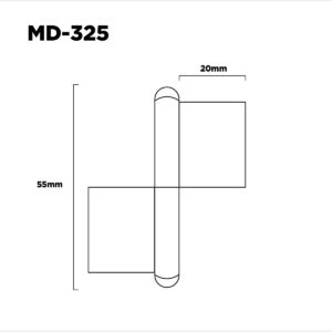 Bisagra Ficha Para Soldar 50mm Der / Izq (1)