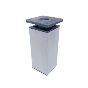 Pata Aluminio Para Bajo Mesada 100mm Con Regulacion