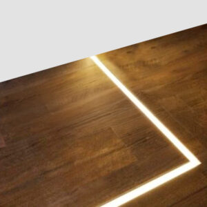 Perfil Para Led De Alum. 21,25x25mm Para Embutir En Piso (2)