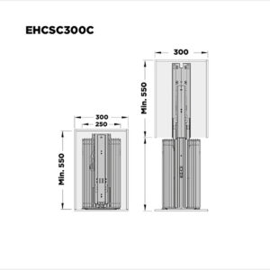 Columna Completa 400mm 1659 - 2059 M (1)