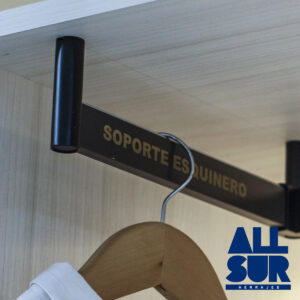 Soporte Lateral Cilindrico Fijacion Superior Color Mocca (1)