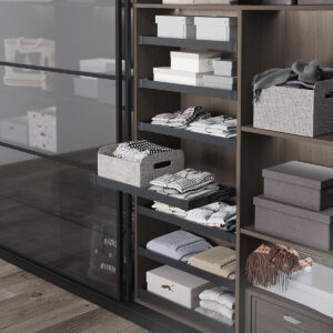 Estante De Madera 70cm Extraible Telesc 660x356x50 - Antracita (2)