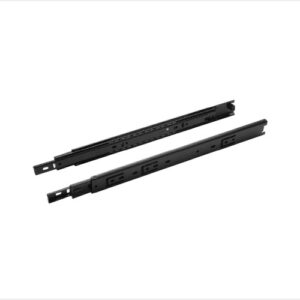 Correderas Telescopicas 30cm Slim 25kg Negro Grupo Euro