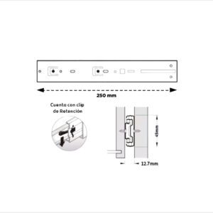 Correderas Telescopicas 25cm Reforzadas 35kg Zincado Grupo Euro (1)