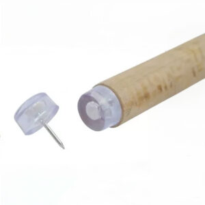 Patin Clavo Silicona 18mm Transparente (2)