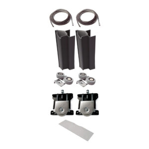 Kit Puerta Extra Smart Negro 2.6mts