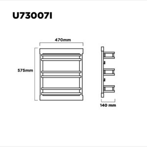 Canasto 3 Niveles Lat, 200mm C/ Ant (1)