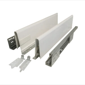 Laterales Con Guias Ocultas Matrix Box 8.4 X 40cm 35kg Blanco Hafele