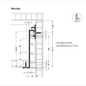 Laterales Con Guias Metalicas Z 8.6 X 50cm 25kg Blanco Hafele (1)