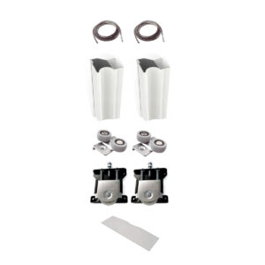 Kit Classic 2.60 Mts Puerta Extra (1 Hoja) Blanco