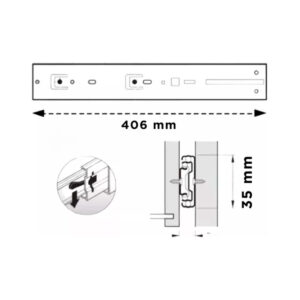 Correderas Telescopicas 3.5 X 40.6cm Slim 25kg Tarken (1)