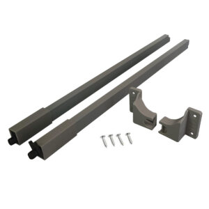 Guardacuerpo Cuadrado P Lateral De Cajón + Adaptador P Espalda Antraci