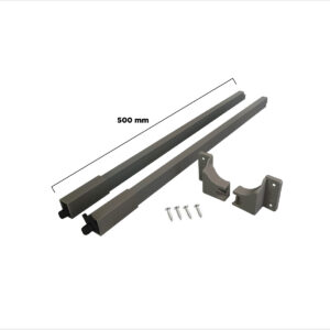 Guardacuerpo Cuadrado P Lateral De Cajón + Adaptador P Espalda Antraci (1)