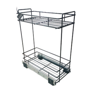 Canasto Extraible 2 Niveles Telesc. 230 X 530 X 450 Cromo