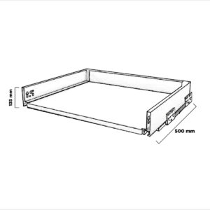 Lateral Doble Pared Slim C/sop 135mm X 500mm Blanco (1)