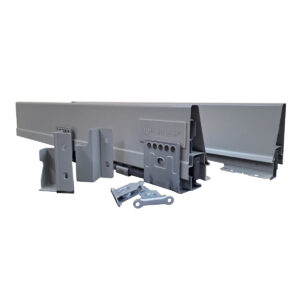 Uh - U39500gr - Laterales De Cajon Pobox 80mm X 500mm Gris 35kg