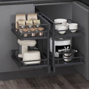 Conj.esq. Magico Ext.compl. Mod 800mm Rev Ac./antracita (2)