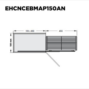 Conj.extraible Bajo Mesada 2 Band C/bastidor Mod 150mm Ac.antr (1)