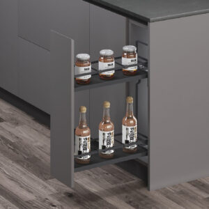 Conj.extraible Bajo Mesada 2 Band C/bastidor Mod 150mm Ac.antr (2)