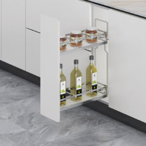 Conj.extraible Bajo Mesada 2 Band C/bastidor Mod 300mm Ac.cr (2)