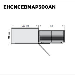 Conj.extraible Bajo Mesada 2 Band C/bastidor Mod 300mm Ac.antr (1)