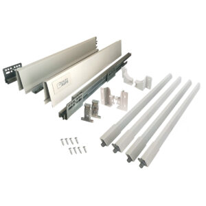 Laterales Con Guias Ocultas Cacerolero 84 X 500mm Blanco Grupo Euro