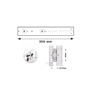 Correderas Telescopicas 35cm Refor Cierre Suave 45kg Zincado Eurohard (1)