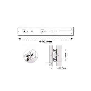 Correderas Telescopicas 45cm Refor Cierre Suave 45kg Zincado Eurohard (1)