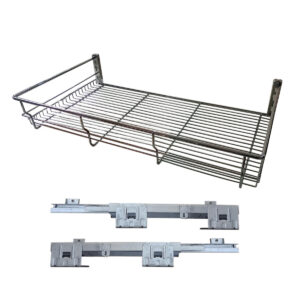 Canasto Bajo Mesada Frente Guia Oc 450mm Ac. Cr Eh